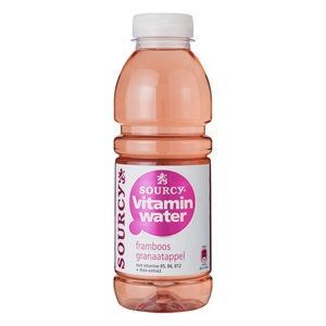 Sourcy Vitamine Water framboos/granaatappel 6x0,50cl